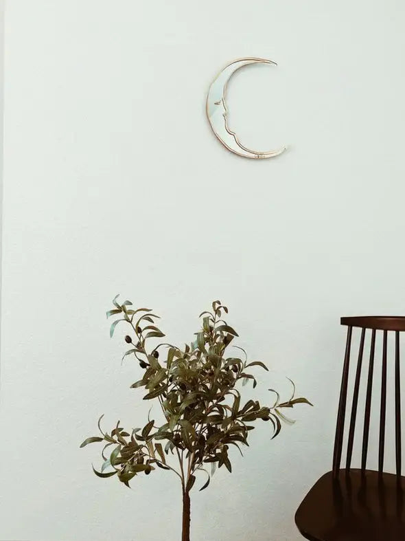 Moon Wall Mirror Shatterproof Acrylic