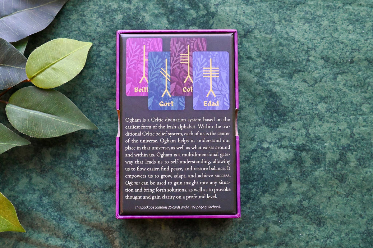 Ogham: 25-Card Deck and 192-Page Guidebook
