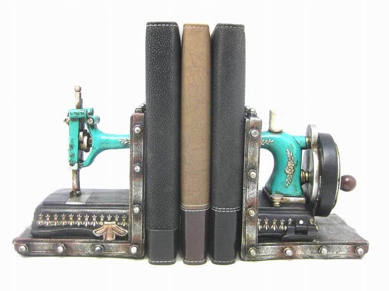 Vintage Sewing Machine Bookends