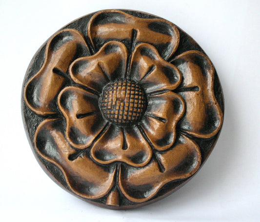 English Tudor Rose - Reproduction Medieval Cathedral Carving