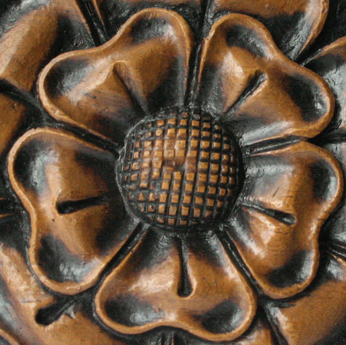 English Tudor Rose - Reproduction Medieval Cathedral Carving