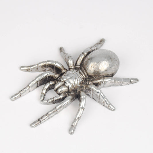 Decorative Spider Tarantula Figurine –Victorian Noir- Silver