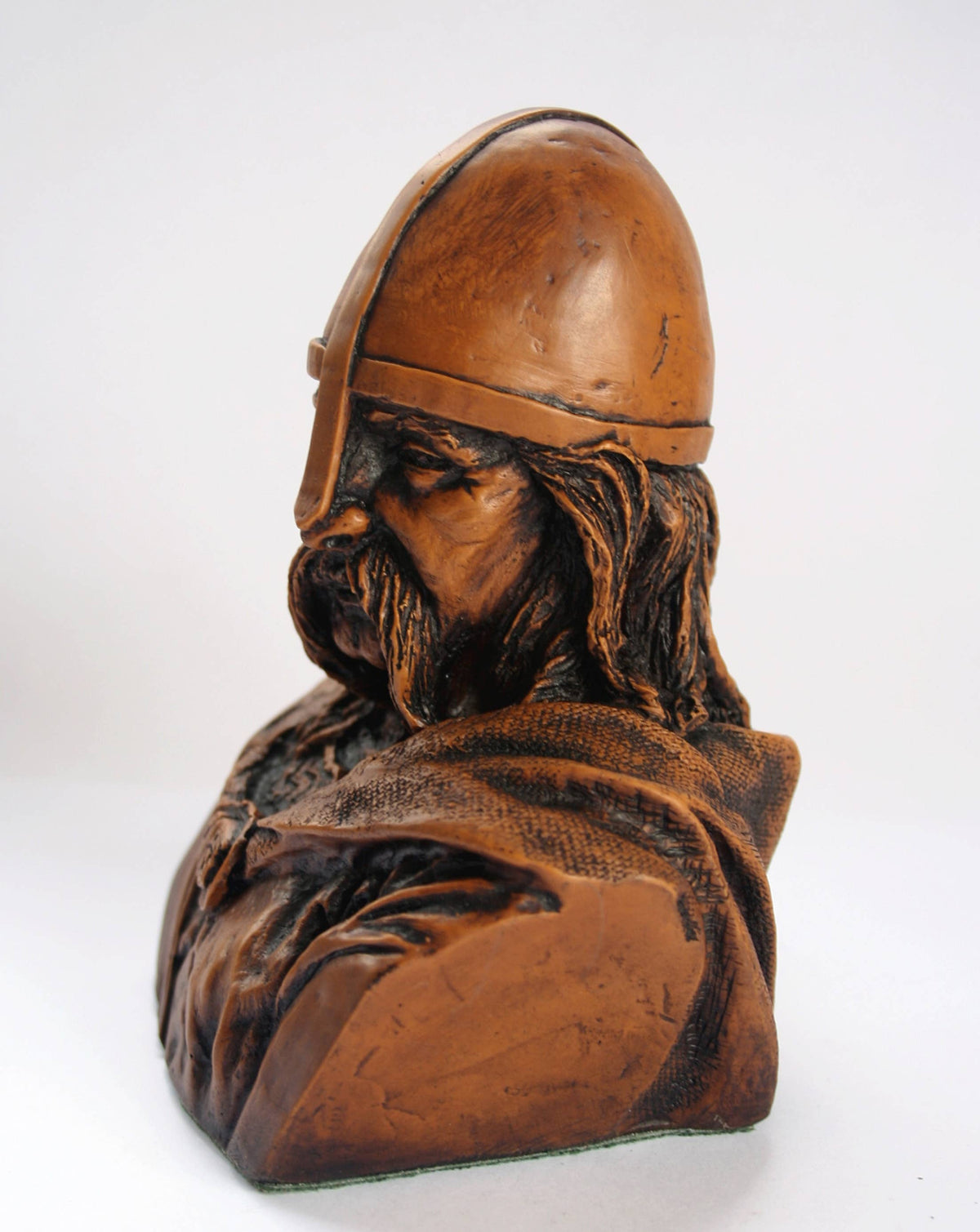 Viking Warrior Bust - Reproduction Carving - Pagan Warrior.