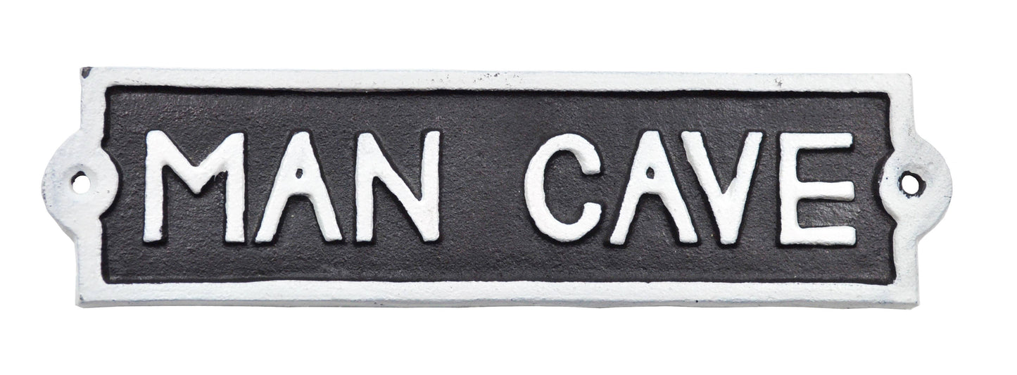 22Cm Aluminium Man Cave Sign