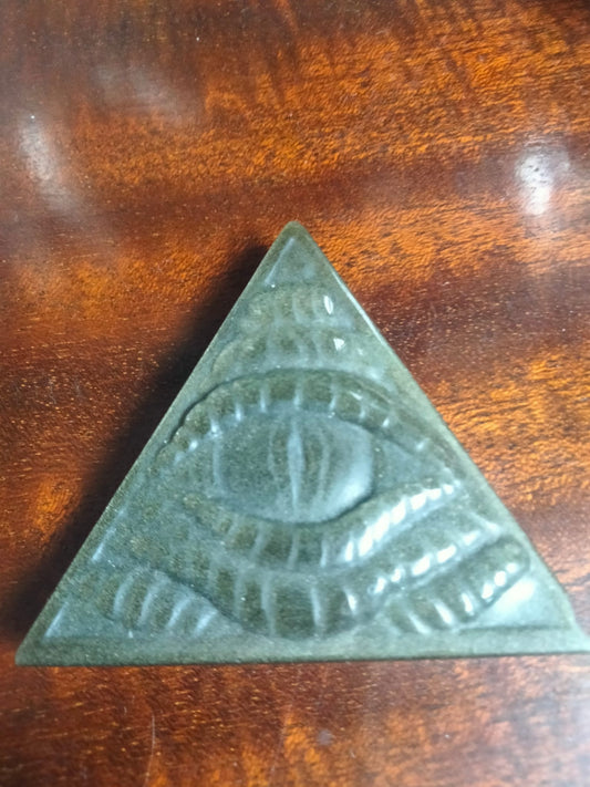 Golden Obsidian Evil Eye by Gaia Soul