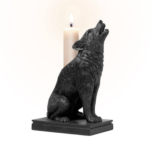 Ulula Noctis (Wolf Candlestick) (Candle Holder)