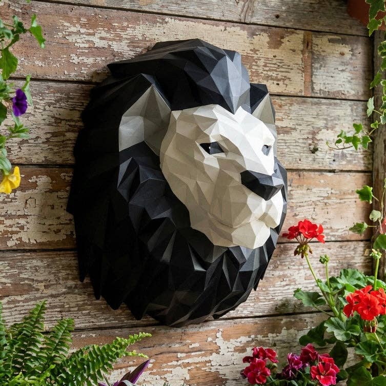 Origami Lion Head