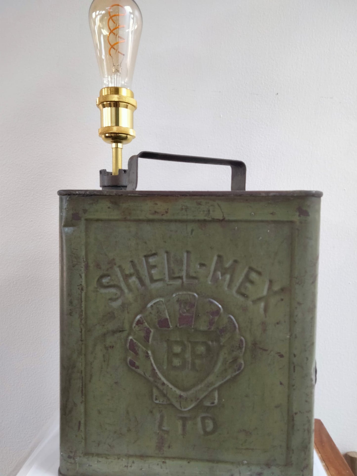 Fuel Can Lamp by Old Stuff Lighting