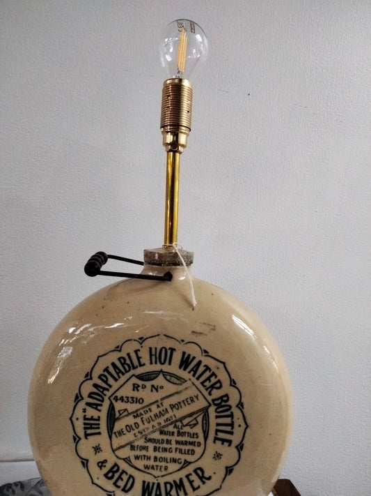Hot Water Bottle Lamp by Old Stuff Lighting