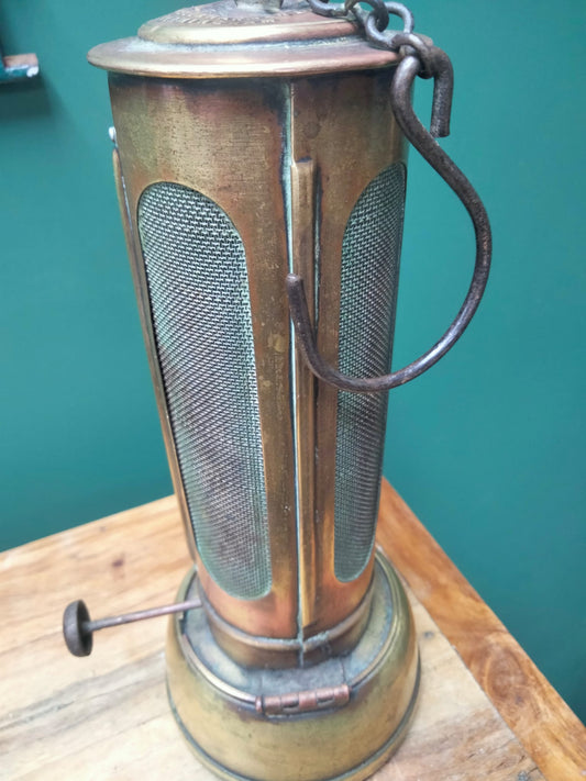 'The Nobby' 1929 under car brass heater lamp