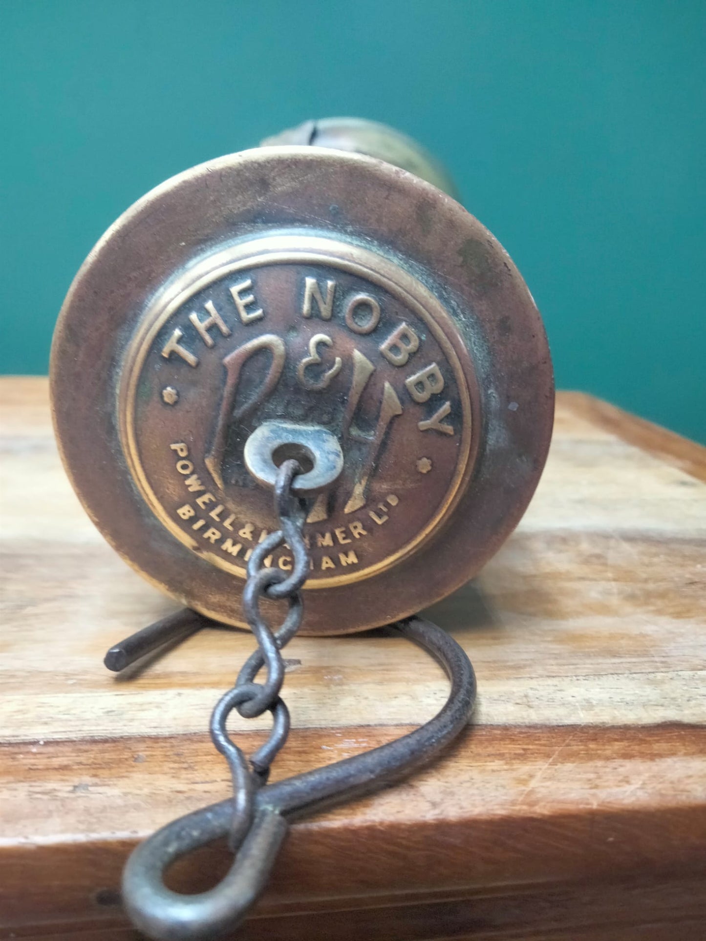 'The Nobby' 1929 under car brass heater lamp