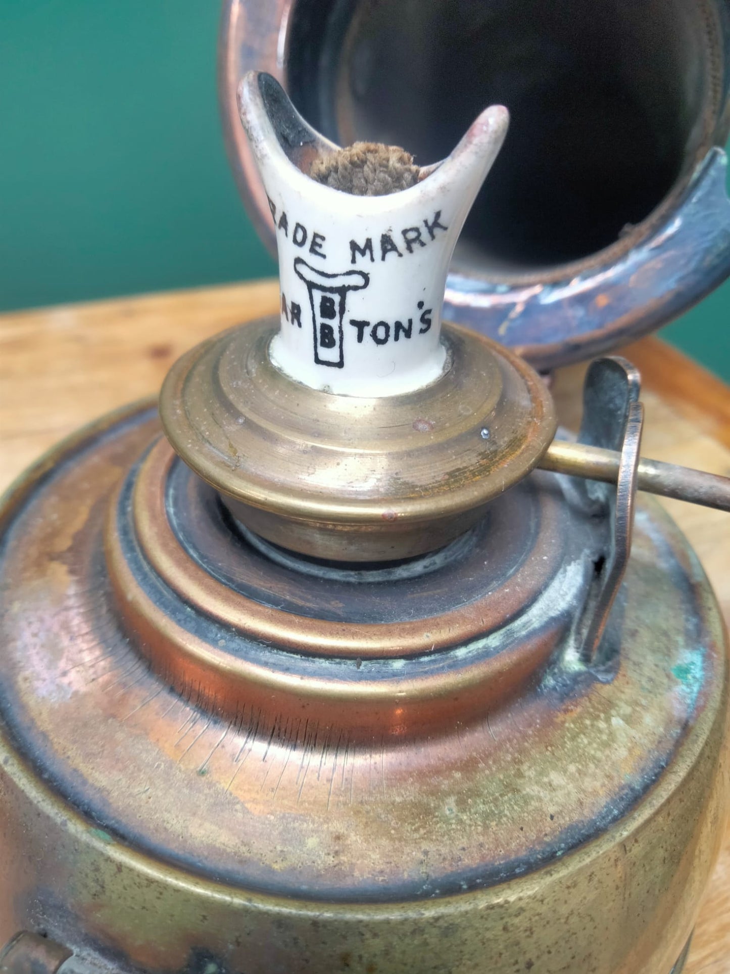 'The Nobby' 1929 under car brass heater lamp