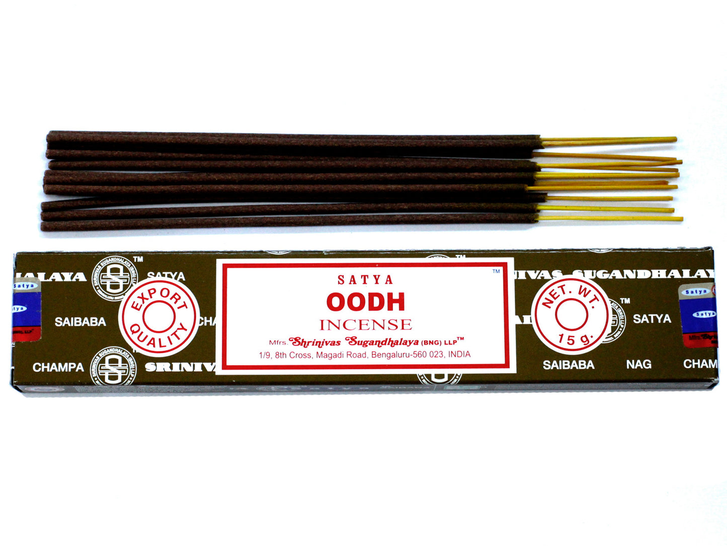 Satya Oodh Incense Sticks – 15g Pack
