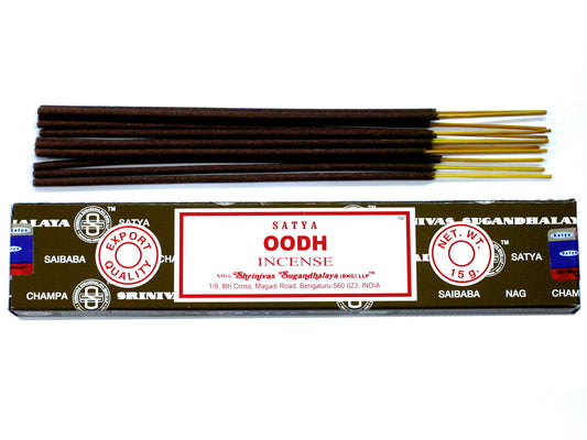 Satya Oodh Incense Sticks – 15g Pack