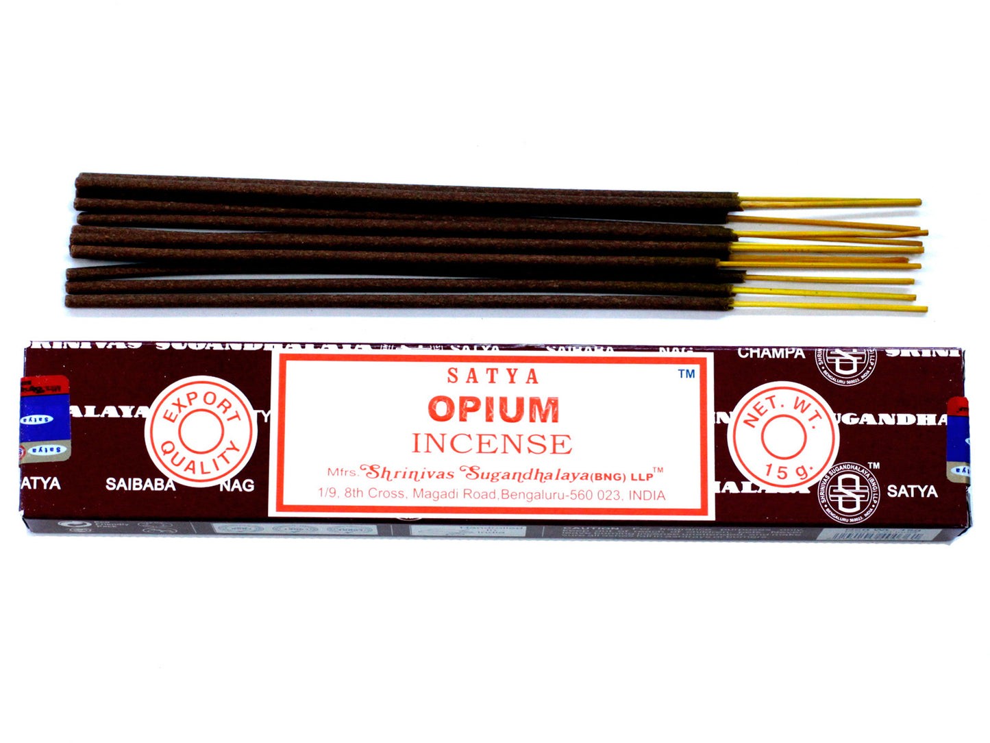 Satya Opium scented incense sticks 15gm box
