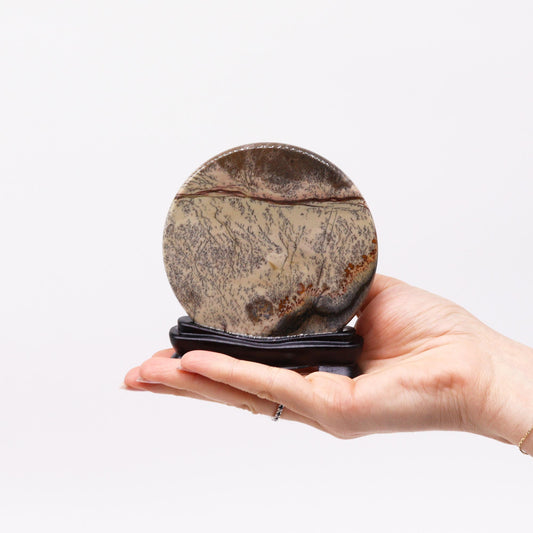 Guohua Picture Stones – Disc (100mm, approx. 140g)