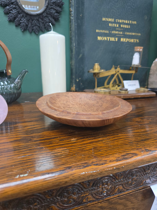 Hand Turned Wooden Bowl - Maple Burl