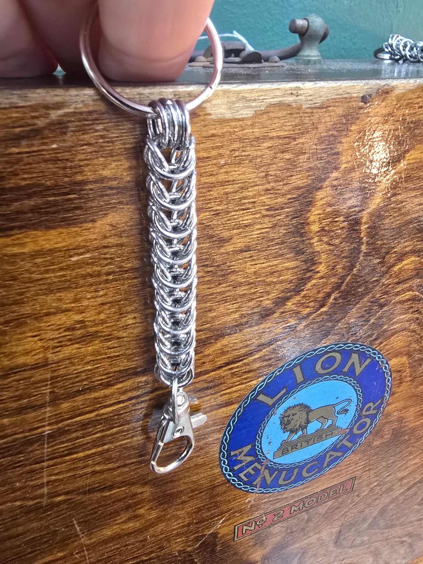Box Keychain by Wilou Designs