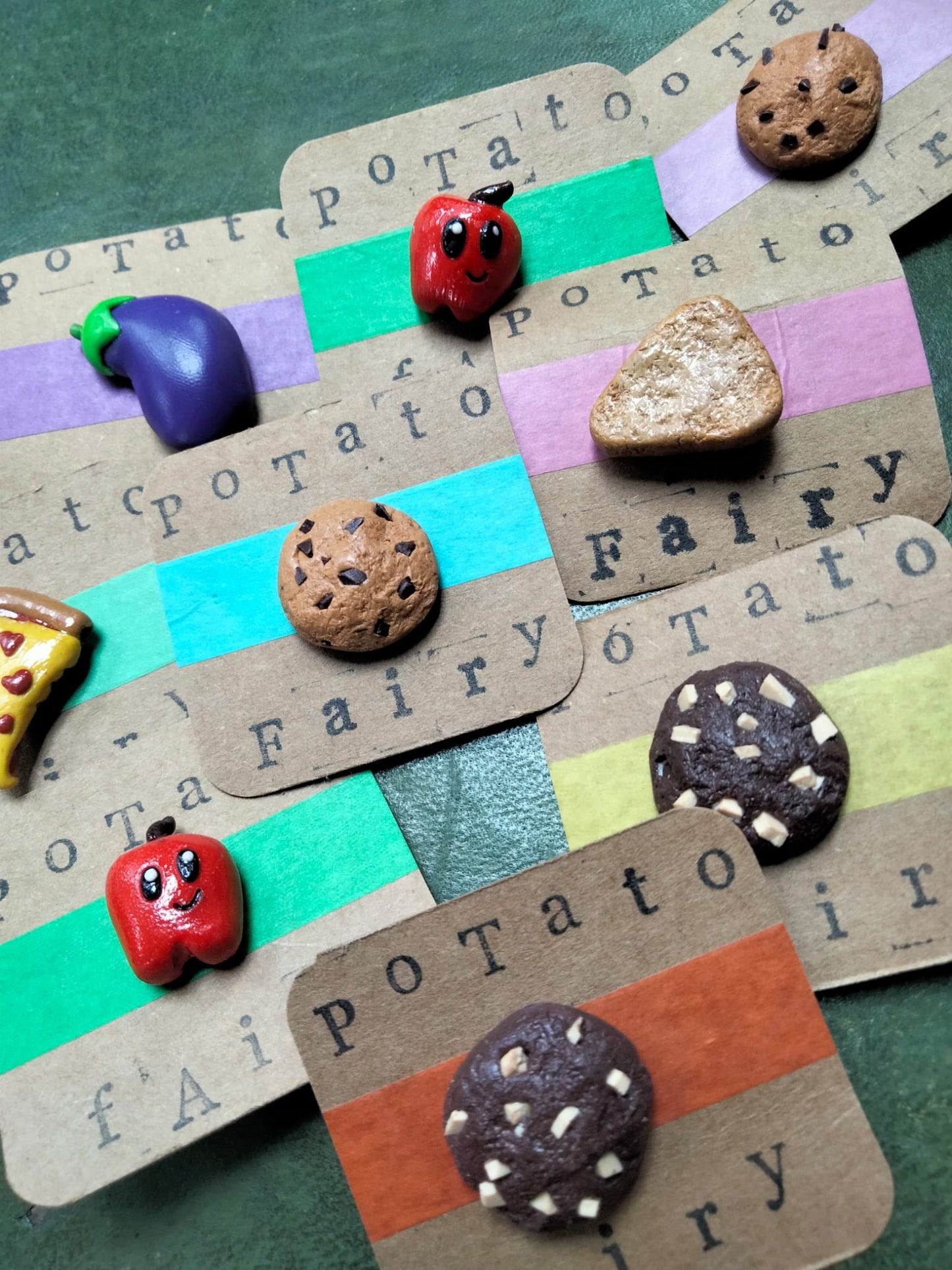 Potato Fairy Pin Badges by Millie Bennett