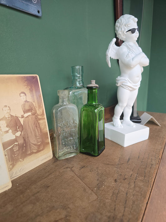 Assorted Vintage Bottles - Clear