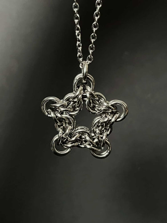 Chain Star Necklace by Wilou designs