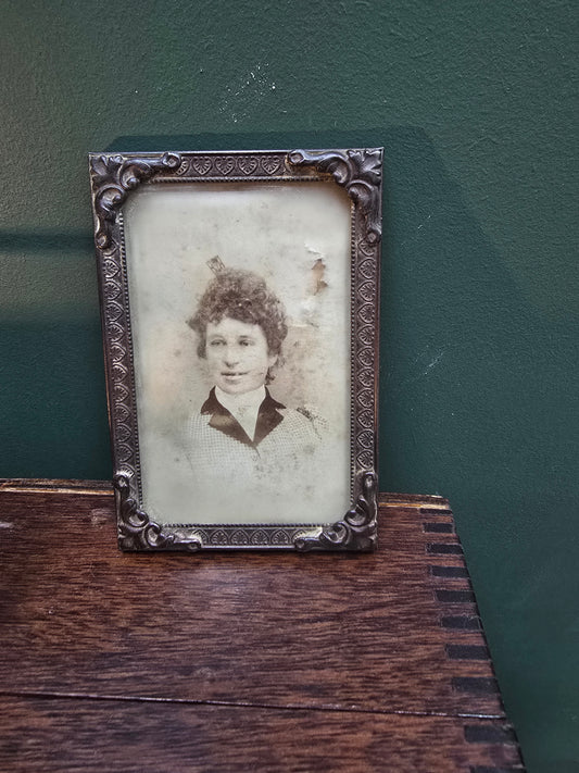 Small Cabinet Card in Frame