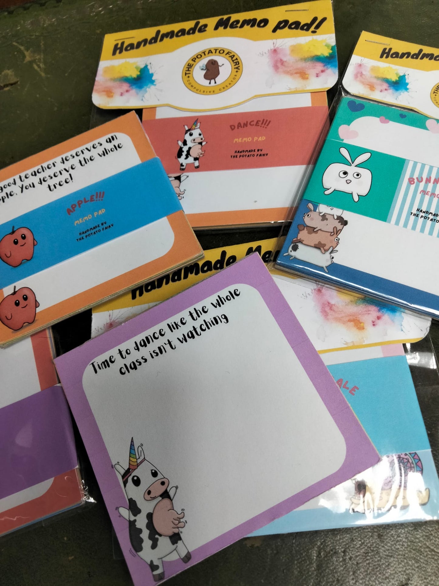 Potato Fairy Memo Pad Small by Millie Bennett