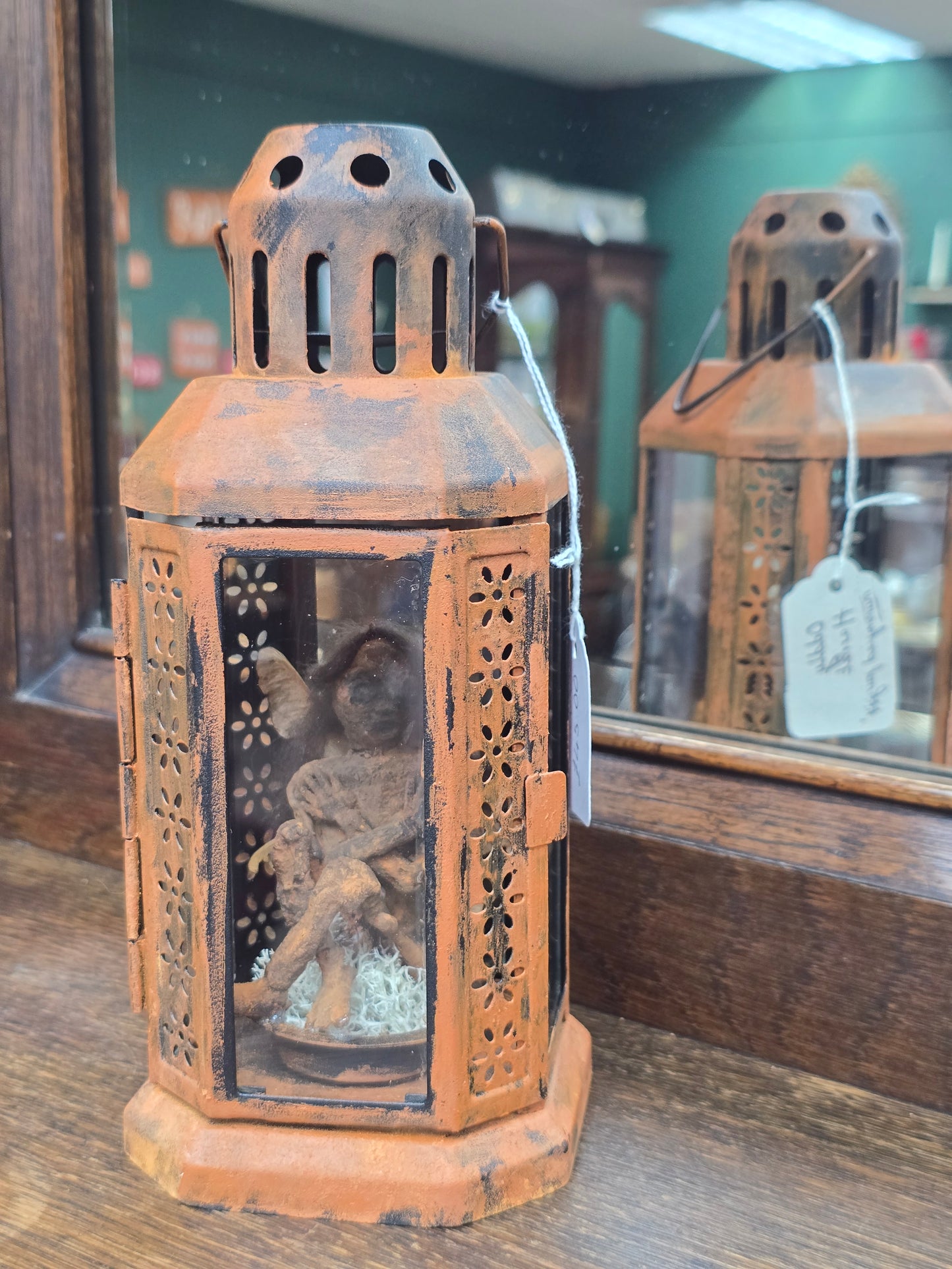Mummified Fairy in Lamp by Oddly Harriet