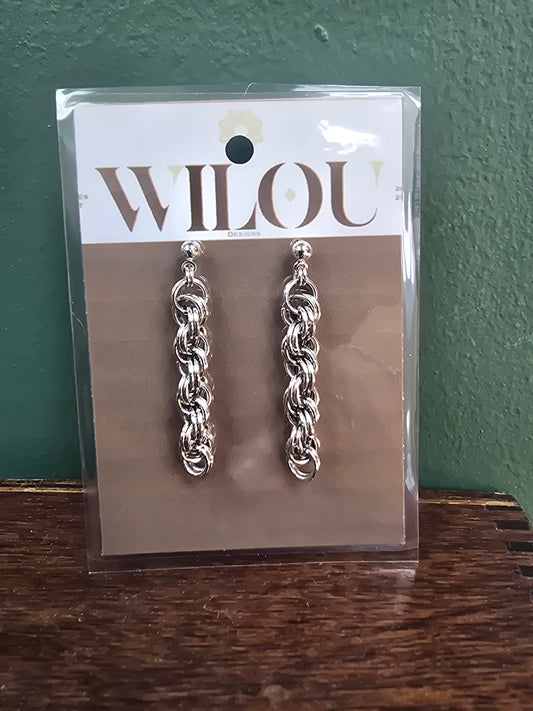 Knot Earrings by Wilou designs