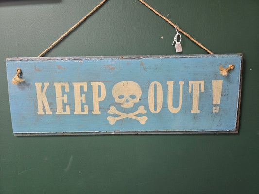 Keep Out sign by Bongo Jesus
