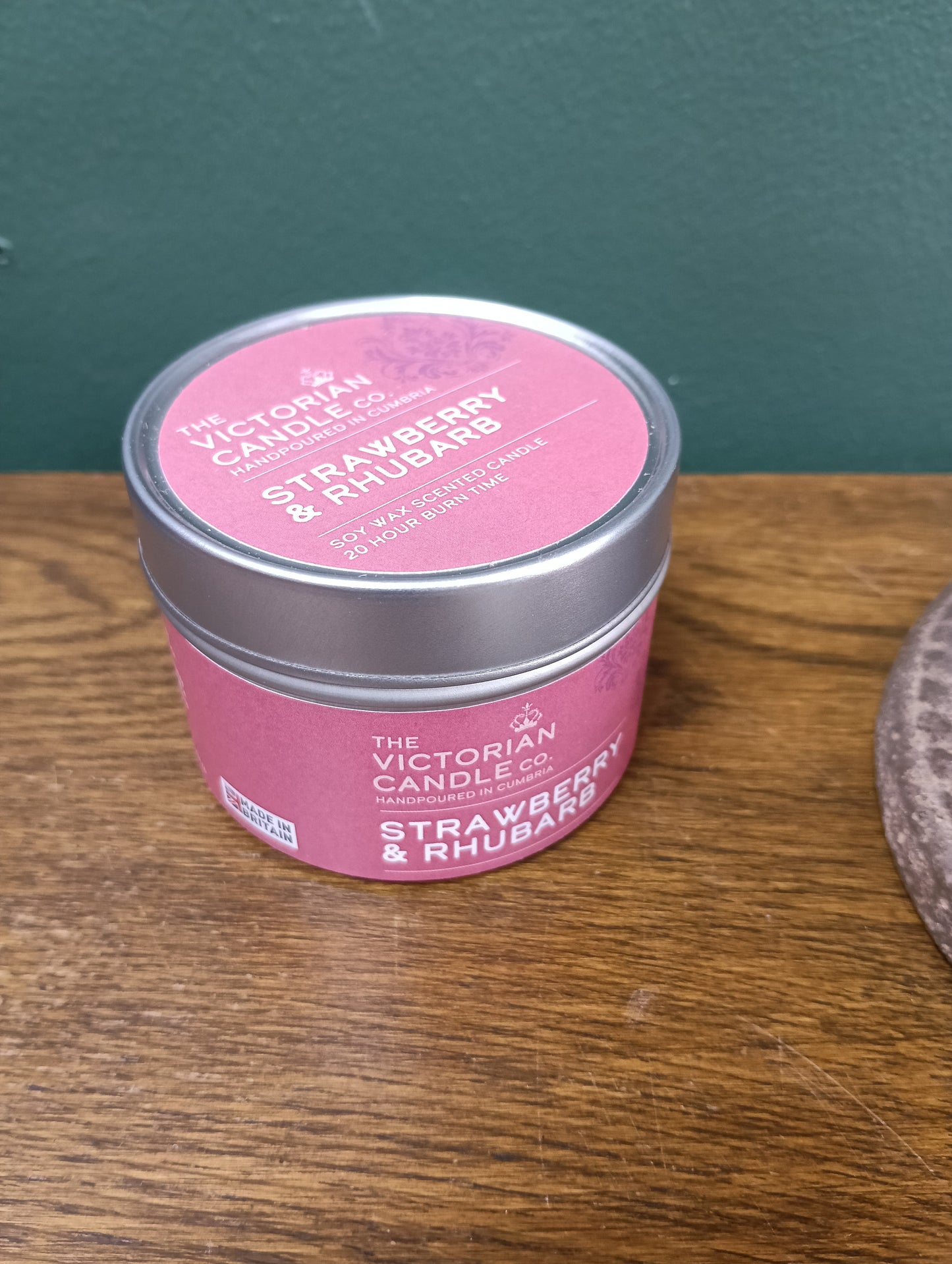 Strawberry and Rhubarb 20hr Candle