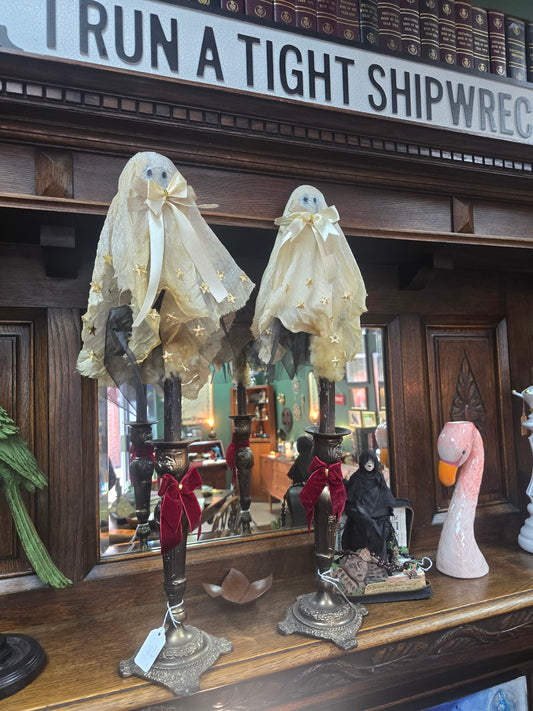 Candlestick ghosts by Oddly Harriet