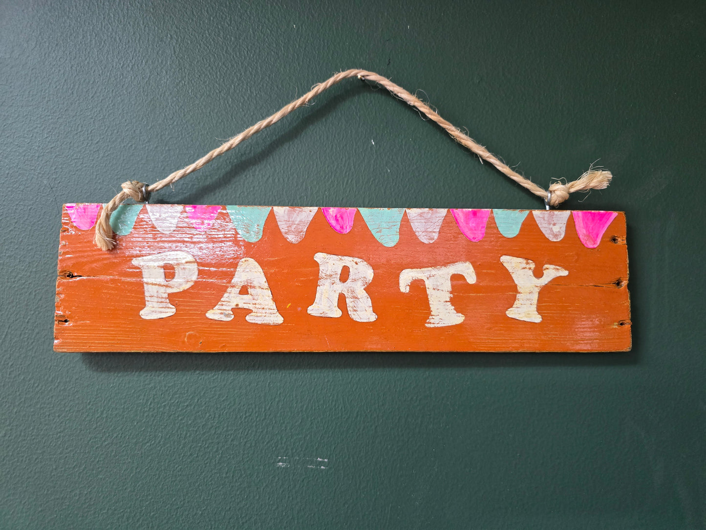 PARTY sign by Bongo Jesus