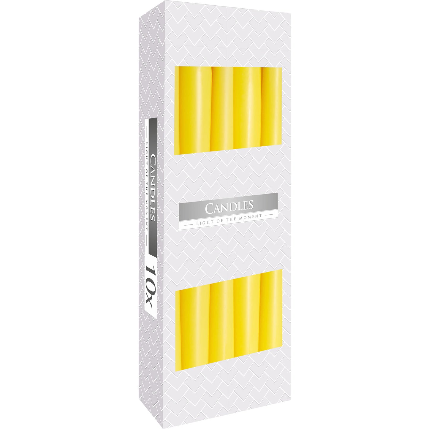 10× Taper Candle – Yellow